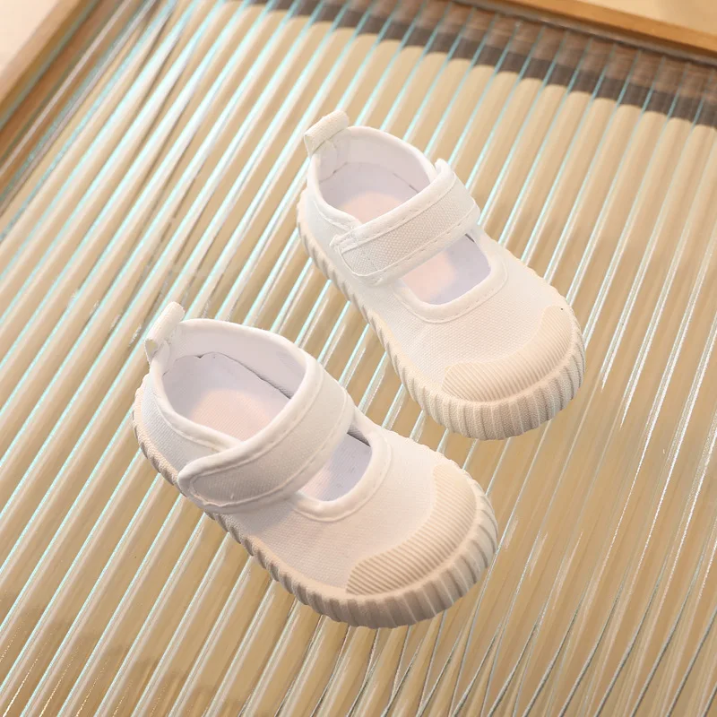 2023 Shallow Mouth Sneakers Girls' Shoes Canvas Shoes Autumn Children's Shoe for Girl Kindergarten Princess Shoes Soft Kid Shoes 3