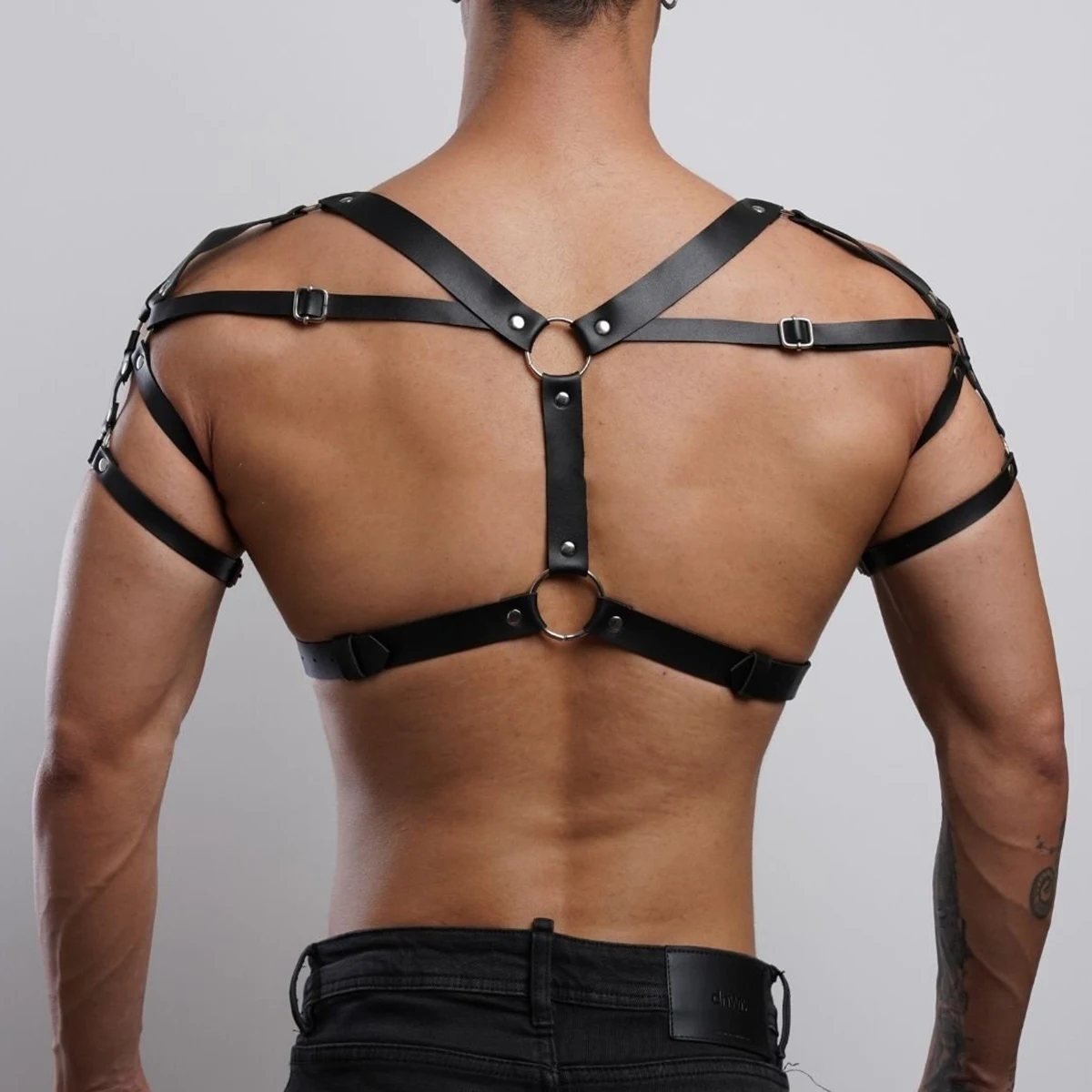 Leather Chest Harness Men Harness Belts Body Straps Costumes