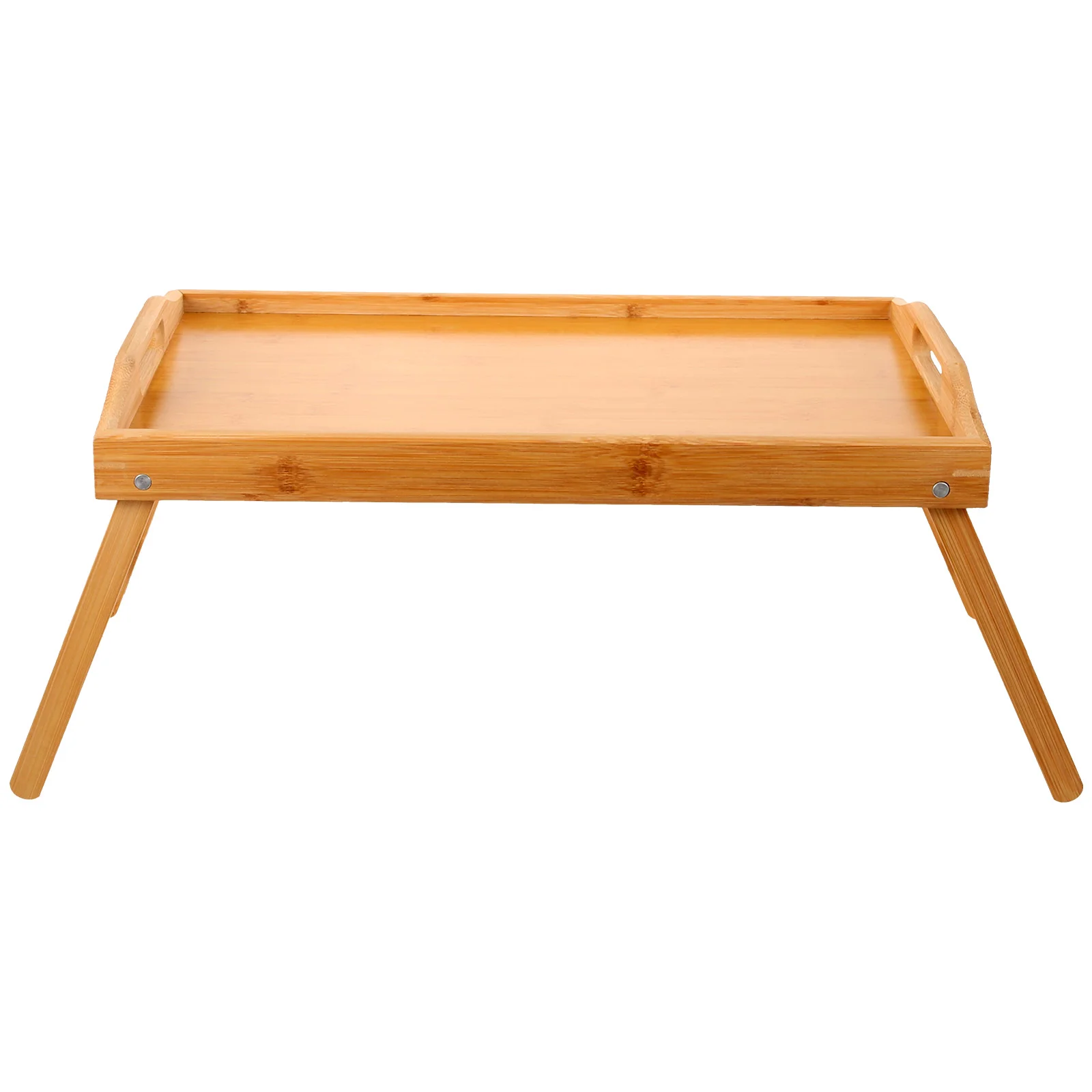 

Mini Wooden Table Rectangular Folding Bed Table Small Bed Desk Portable Side Table Breakfast Serving Tray Coffee Table Home
