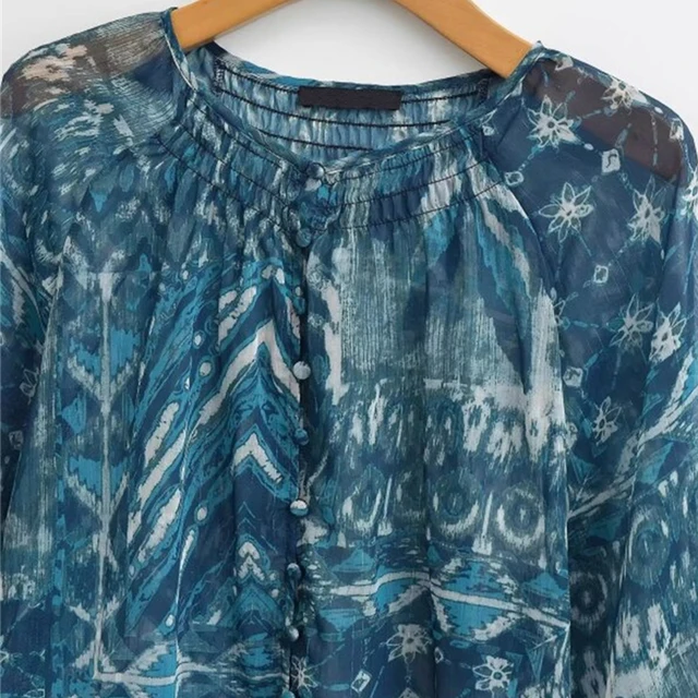 S.H ARAB SHOP طقم نسائي بأكمام طويلة وقميص وتنورة 4