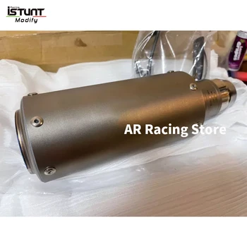 60MM 51MM Universal Motorcycle Titanium Alloy Exhaust Pipe Modify Muffler DB Killer For Ninja 250 300 Z250 Z300 CBR300 TNT600