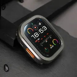 Luxury Aluminum Alloy Watchcase - Premium Metal Protective Accessory for 49mm (ultra 3 2 1) (Gun grey)