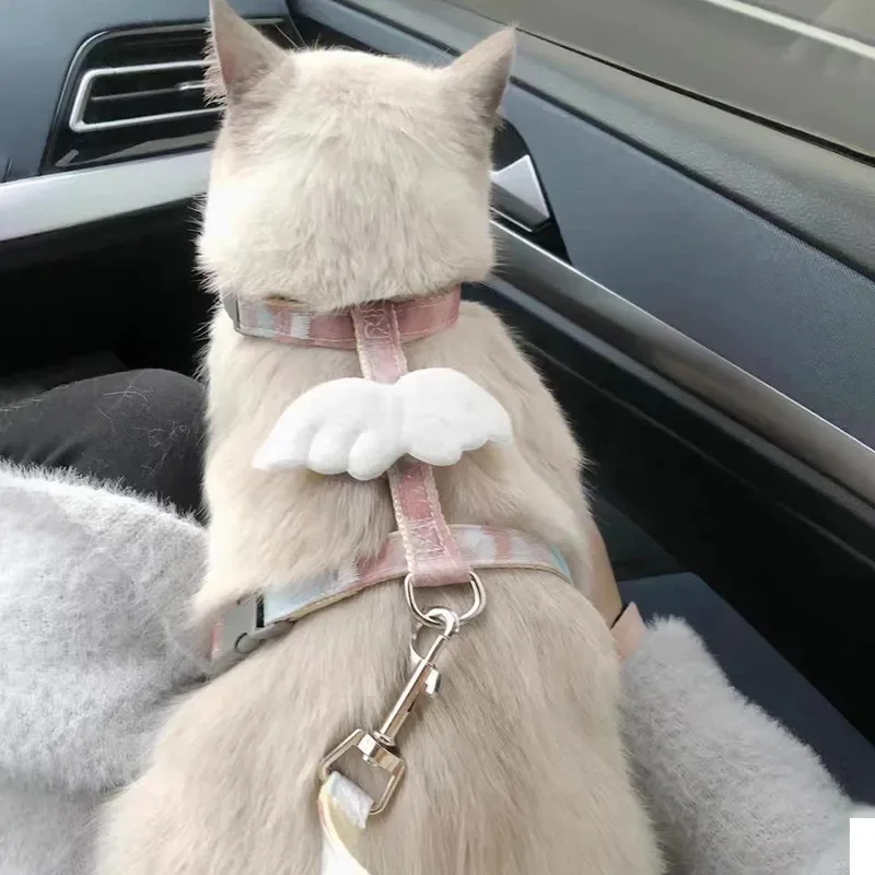 Harness And Leash Set For Cats Escape-proof Breathable Vest_voghion.com