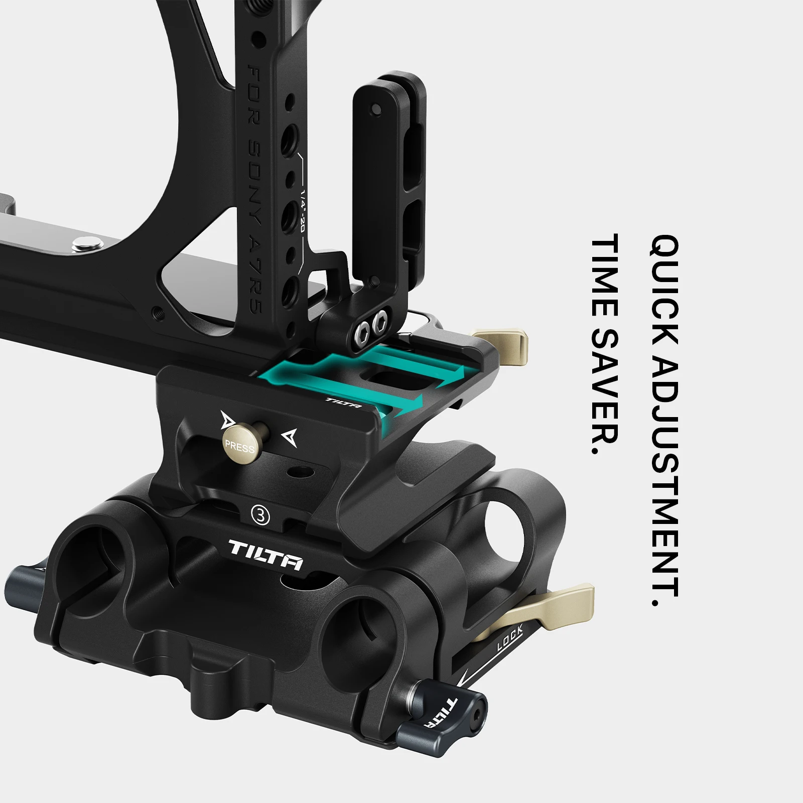 Tilta Baseplate Modular Base Plate tipo Iii e Lws Adaptador Ta-mbp3 15 mm - Image 2
