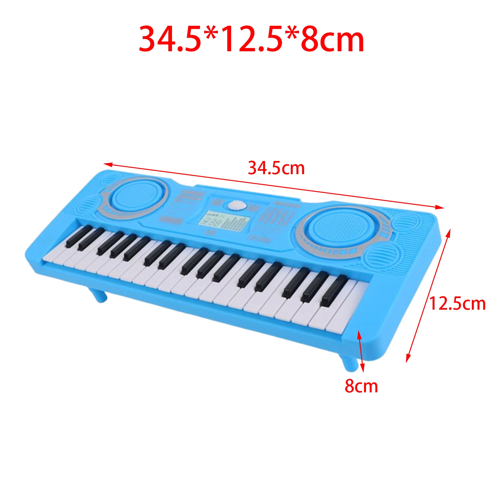 Electronic Musical Instrument Midi Control Keyboard 37 Key Portable Electric Music Piano Keyboard Educational Musical Toy Musical Instrument Digital Electronic Organ for Home Stage