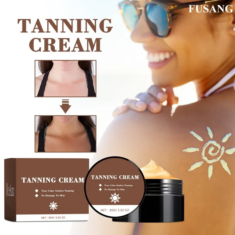 Beach Self-help Tanning Booster Man Quick Tanning Cream 2024 Natural Body Bronzer Oil Summer Women Powerful Brown Bronzer Lotion