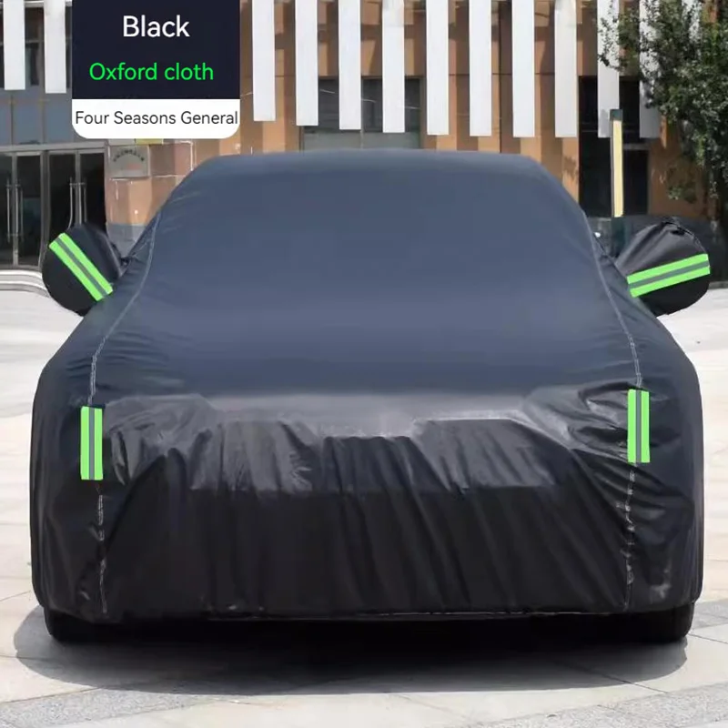 For Roewe RX3 210T Full Car Covers Outdoor Uv Sun Protection Dust Rain Snow Protective Car Cover Auto Black Cover