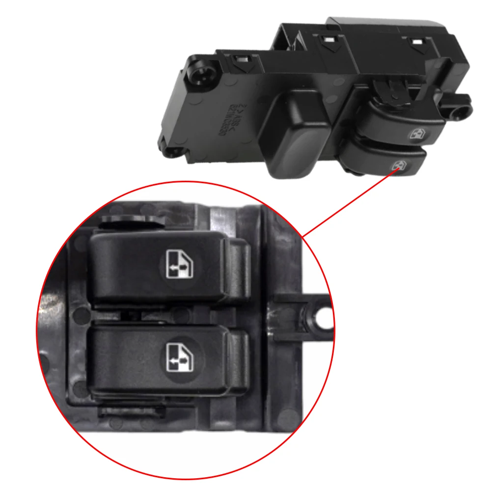 Фото Оконный выключатель питания для Hyundai HD35 / HD45 / HD65 / HD72 / HD75/HD78, 8 контактов, 13,5*5,5 см/5,3*2,2 дюйма, черные автозапчасти, 1 шт. №5