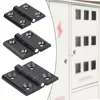 1pcs Butt Hinges Door Metal Zinc Alloy Hinges Cabinet Aluminium Box Hinges For Wooden Box Furniture Electric Cabinet Hardware 4
