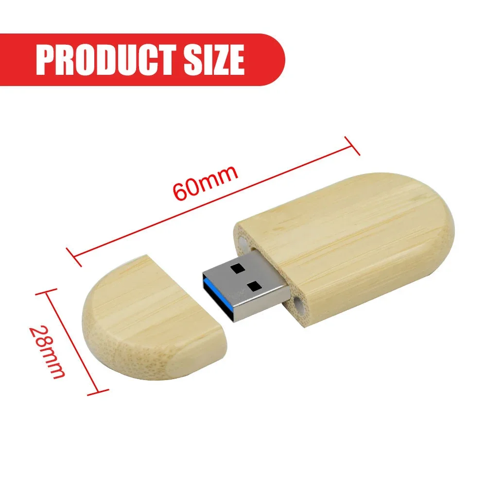 10개/묶음 USB 플래시 드라이브 3.0 고속 메이플 우드 대나무 펜 드라이브 4GB 8GB 16GB 32GB 64GB 128GB 펜드라이브 무료 로고 선물 USB