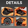 Diecast 1:24 Scale jesko Sport Car Model Metal Casting Toys Vehicles Sound Light Collective Home Decor Kids Boys Voiture 5