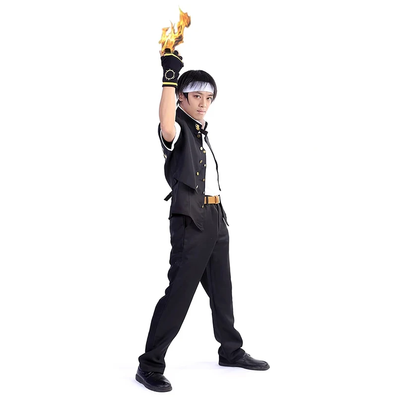 The King of Fighters-Inspired Kyo Kusanagi Martial Arts Uniform Cosplay Costume for Men