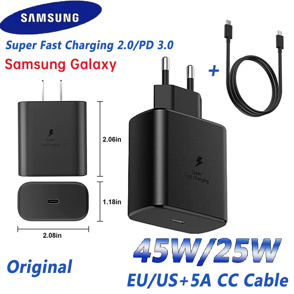 Samsung Galaxy Samsung Charger 18w Original Samsung 18W Fast