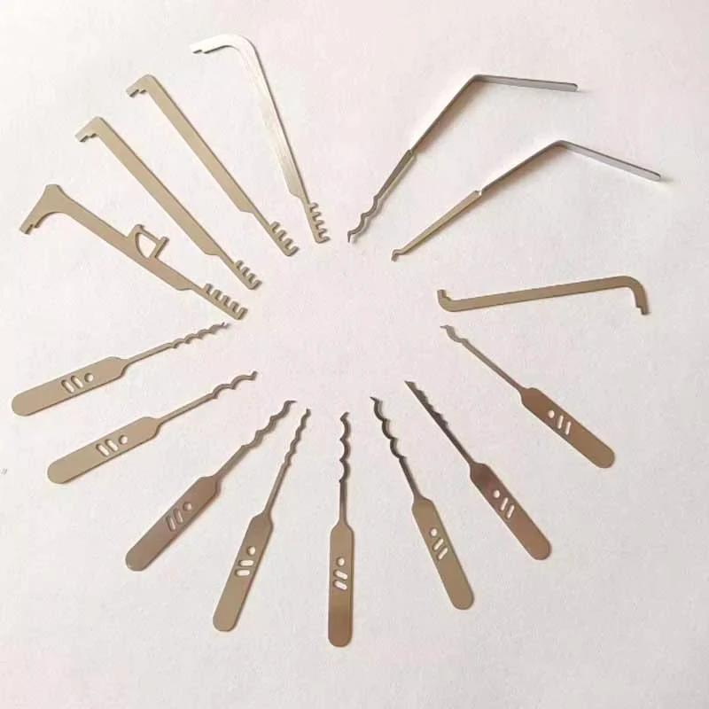 Multitool Door Repair Comb Bypass Locksmith EDC Kit Picklocks Lockpicks Set For Cars Electro Tool