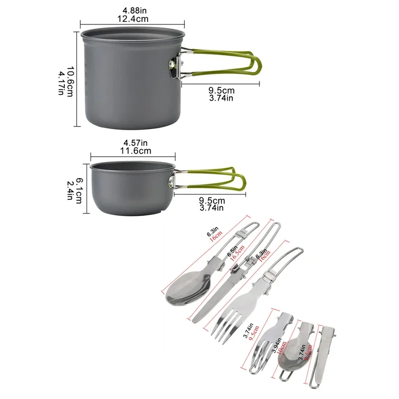 Portable Camping Cookware Set 2