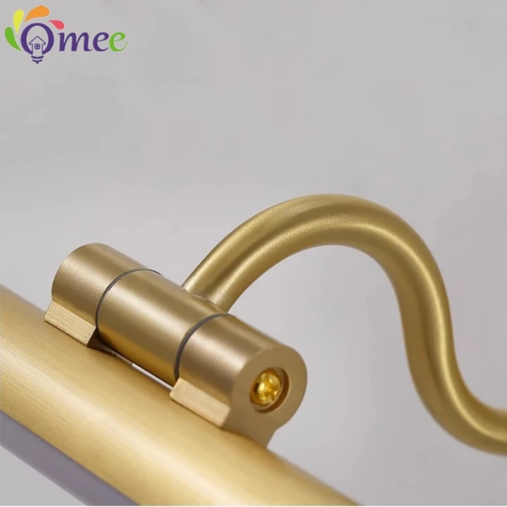 Modern Wall Light Fixture Brown White Silver Golden Led Wall Lamp 44 57  76cm Long Picture Light Aluminum Bathroom Mirror Light