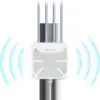 2026 AX1800 Outdoor WiFi 6 Extender with PoE, Long Range Signal Booster, IP67 Weatherproof for Farm Cameras Patio Starlink