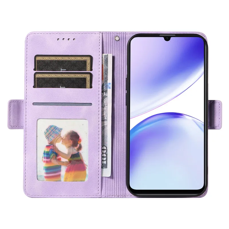 Luxury Magnetic Leather Wallet Flip Phone Cover - Premium Protective Case