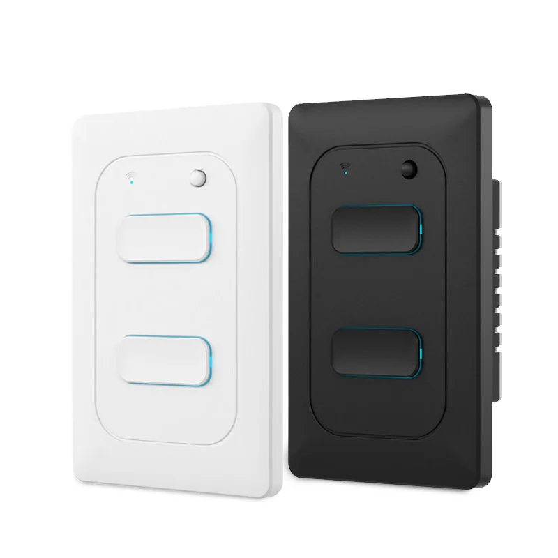 WiFi Smart Switches US Standard Tuya WiFi Smart Light Switch Push Button Wireless Remote Control Work With Google Home Alexa