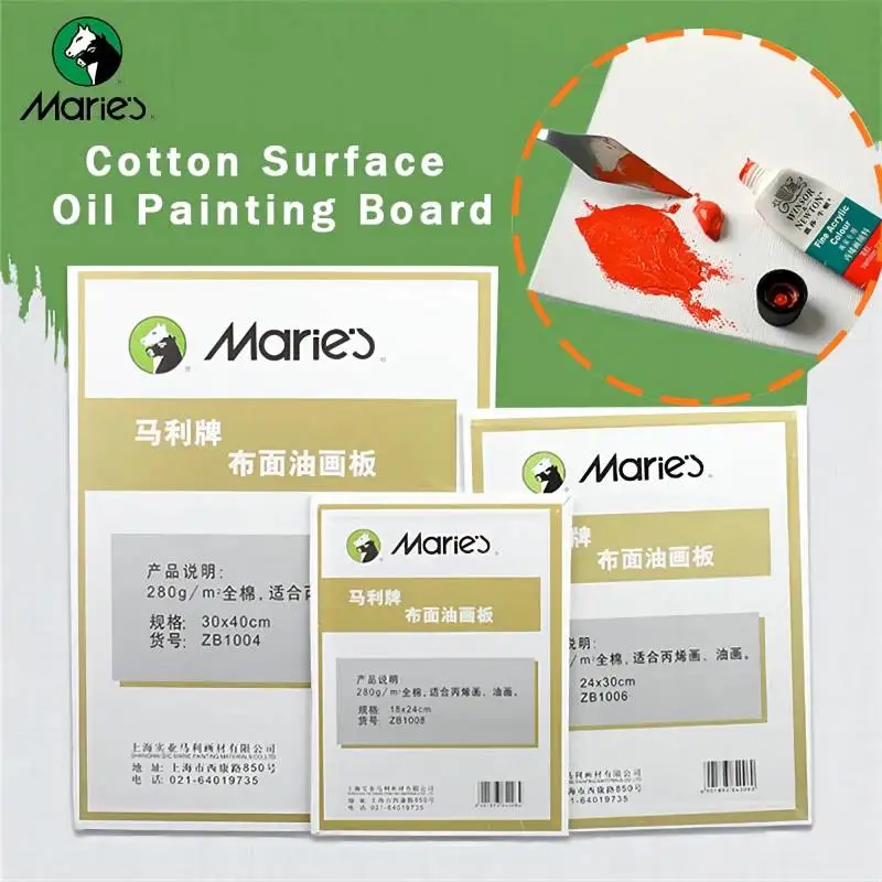 

Мари's 3 мм холст панели картина маслом доска/хлопчатобумажная холст поверхность тренировочная доска белая чистая акриловая картина холст маслом