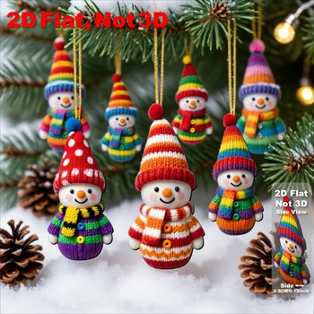 Knitted-Style Snowman Ornaments 1