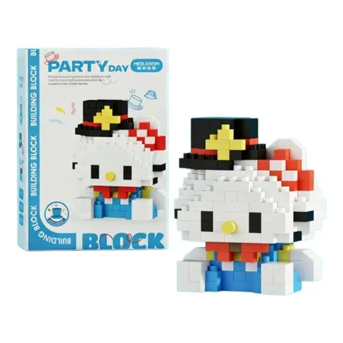 99 style SANRIO Hello Kitty Building Blocks Cartoon Figures Kuromi Bricks My Melody Children's Assembly Toys Cinnamoroll Gift - Image 40
