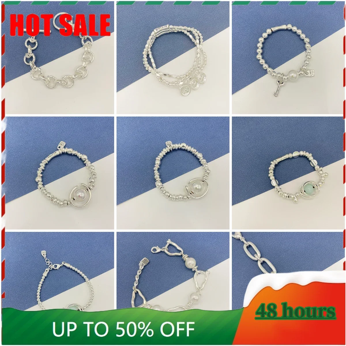 Pulsera DE Plata 2024 гальванизированная, Abalorio DE Color Dorado DE 14 квилат, подарок DE joyery DE Nicho, 925