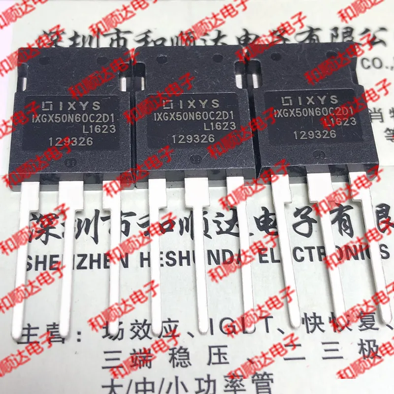 

5PCS/Lot IXGX50N60C2D1 TO-247 600V 75A