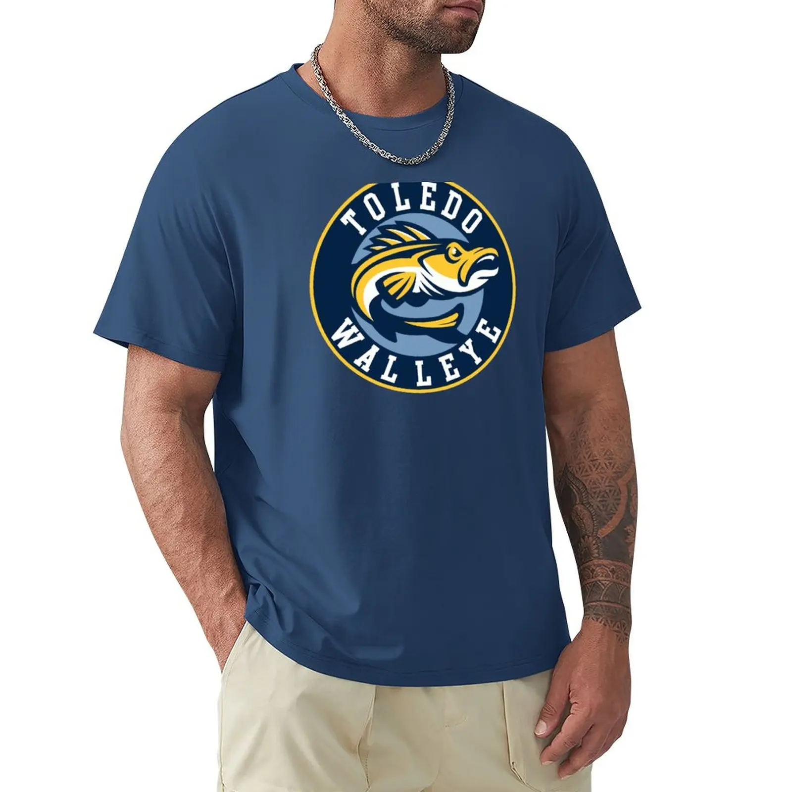 

TOLEDO WALLEYE Hockey Logo1 T-Shirt blondie t shirt tees plain t shirts men