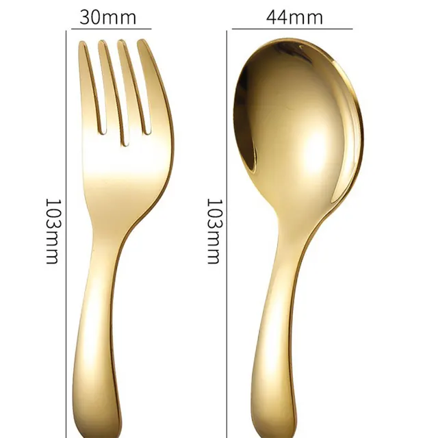 Portable Stainless Steel Spoon & Fork Set 6
