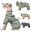 Dog Warm Coat All Season Pet Night Reflection Raincoat Small And Medium-sized Dog Clothes Windproof Vest PP Cotton Dog Clothing 2