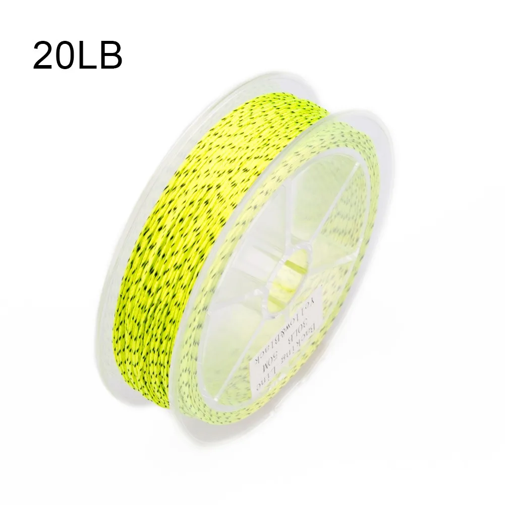 1 Roll 20/30lbs Line Backing Fishing Trout Line&Loop Dacron 8 Braided Fly Line Backing Dual-color Lines Fishing Accessories 4
