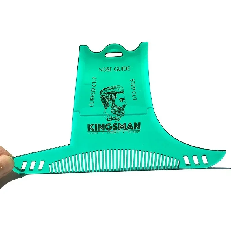 Men Beard Shaping Styling Template Beard Hair Combs Men Shaving Tools Hair Trim Template Barber Comb Style Brush