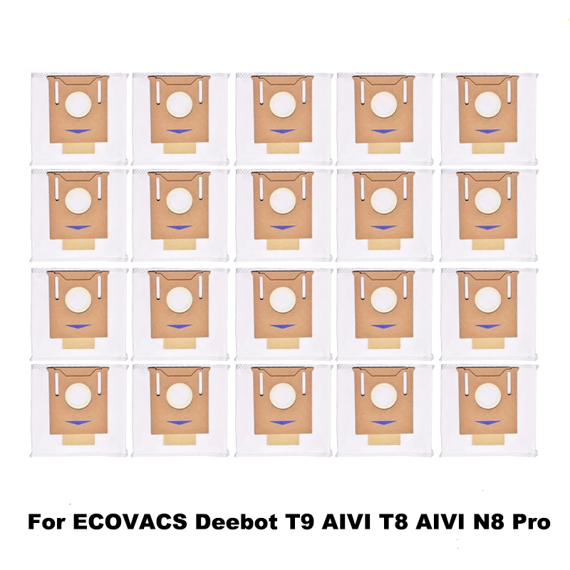 For ECOVACS Deebot T8 MAX T8 AIVI N8 Pro Series Accessories Robot Vacuum Cleaner Side Main Brush dust bags HEPA Filter Parts