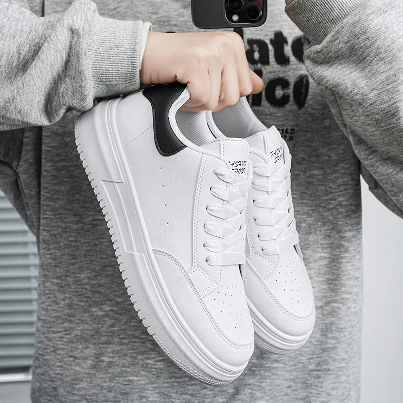 Men's shoes 2025 spring and autumn new student small white shoes Korean version of casual board shoes trend sports shoes 5