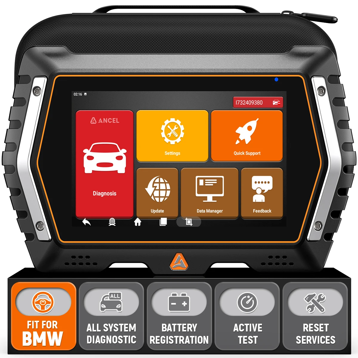 ANCEL V3 Elite Skaner OBD2 Diagnostyka Samochodowa Klucze IMMO dla BMW 40+ Resetów Serwisowych Aktywne Testy OBD2 Specjalne Narzędzie Inspekcyjne BMW 2025