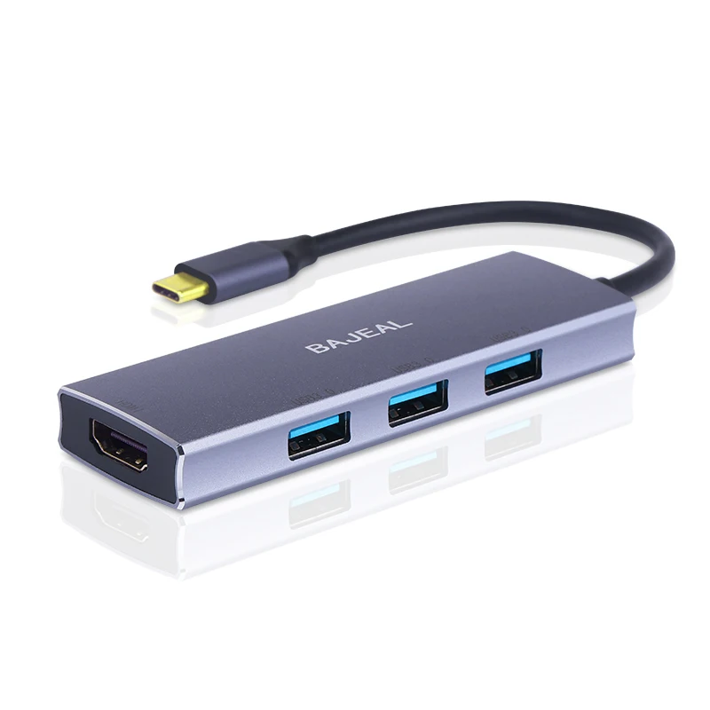 

Usb 3.0 Hub Multi Interface 4-in-1 Type-c To Computer Accessories Multi Splitter Adapter For Macbook Air M1 M2 Usb Splitter