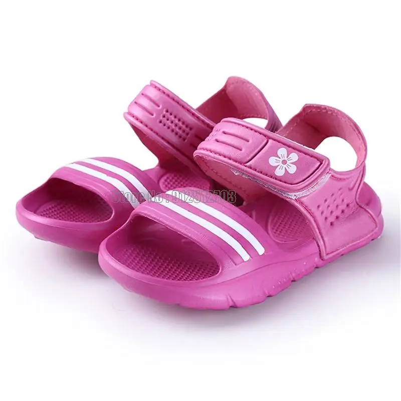 Kids Children Baby Boy Closed Toe Summer Beach Flat Breathable Slip-on Beach Shoes