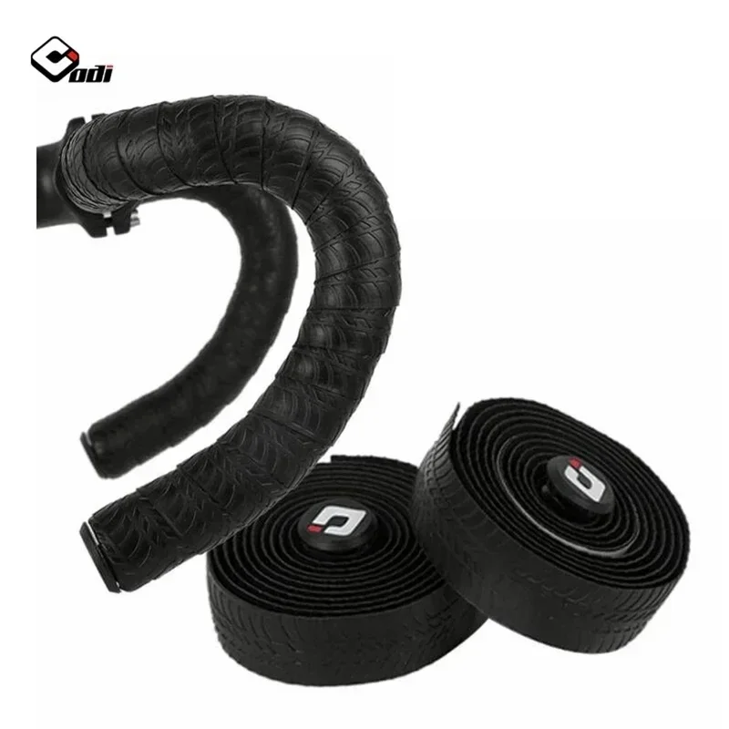 ODI Road Bike Bar Tape Anti Slip Bicycle Handlebar Cover Tire Pattern Gravel Speed Race Handles Wrap Bar Ribbon Bike Accessories