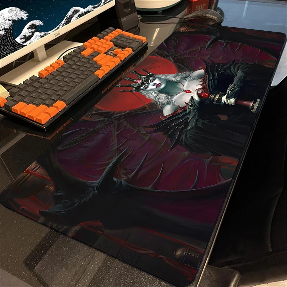 Diablo 4 Iv Large Gamer Mouse Pad Pc Computer Game Mousepad Tastiera Da Scrivania E-Sports Mats Tappetino Per Mouse Antiscivolo In Gomma Per Ufficio 3