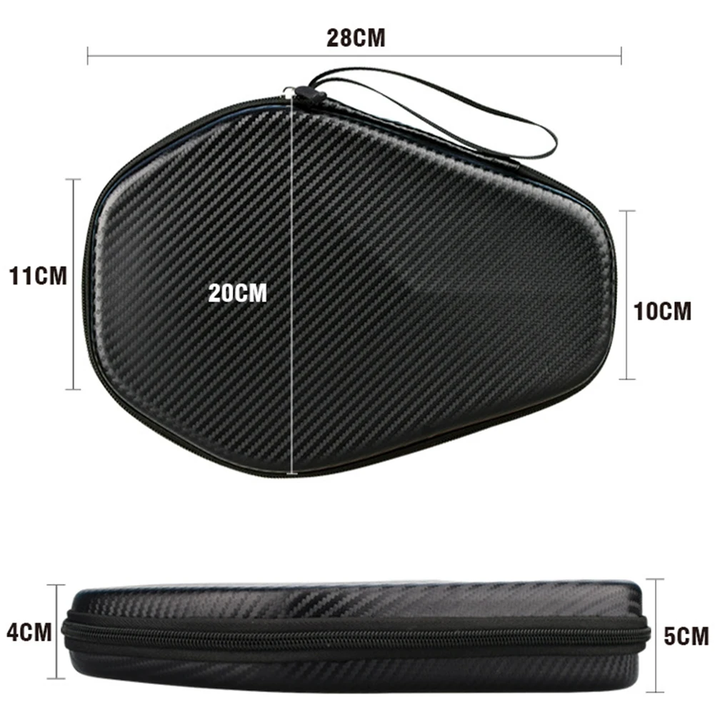Waterproof Portable Pingpong Paddle Storage Bag - Table Tennis Racket Case & Accessories Organizer