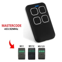 Garage Remote Control Compatible With MASTERCODE MV-1 MV-12 MV-123 MV1 MV12 MV123 MD-21 433.92MHz 1