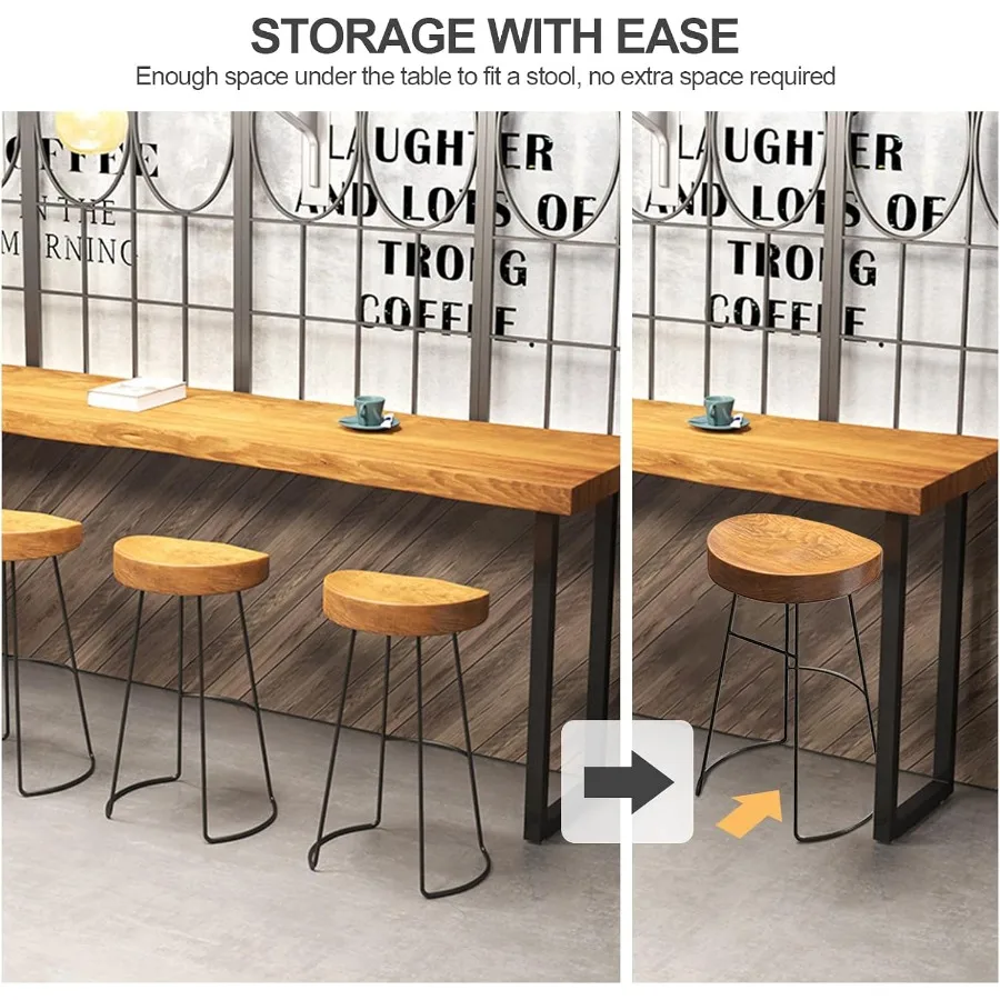 Rustic Rectangular Bar Height Pub Table 6