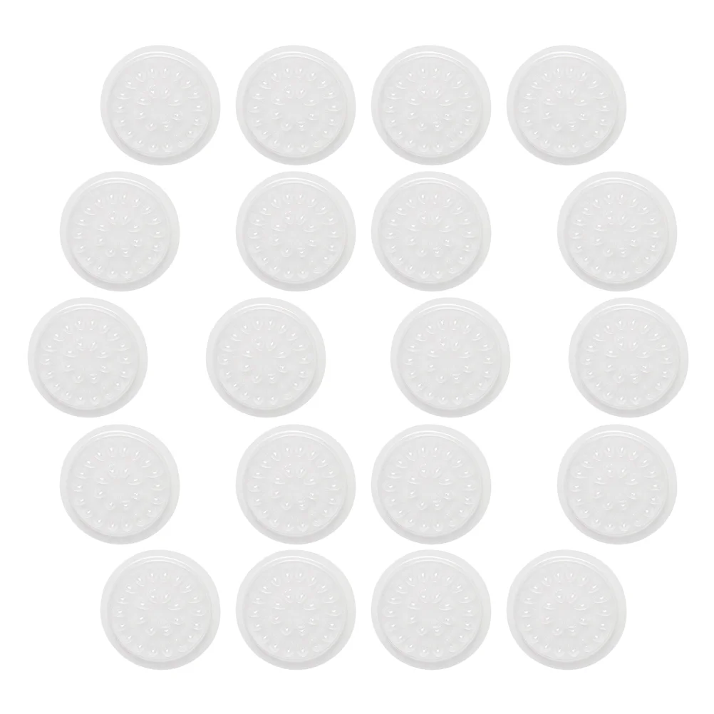 

20Pcs Eyelash Grafting Plates Plastic Eyelash Glue Plates Grafting Aid Tools