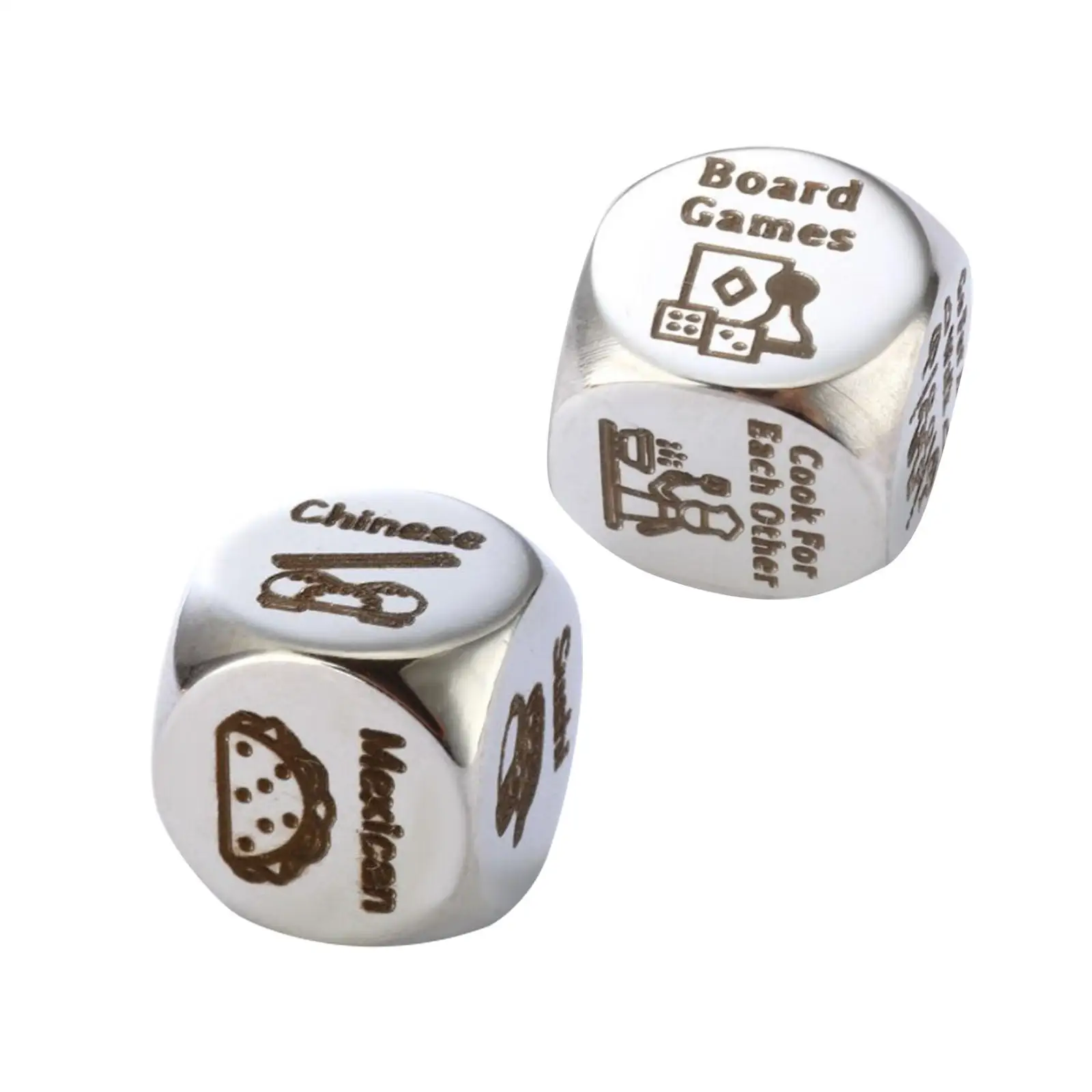 2x Food Decision Dice Date Night Dice for Honeymoon Valentines Gifts Wedding