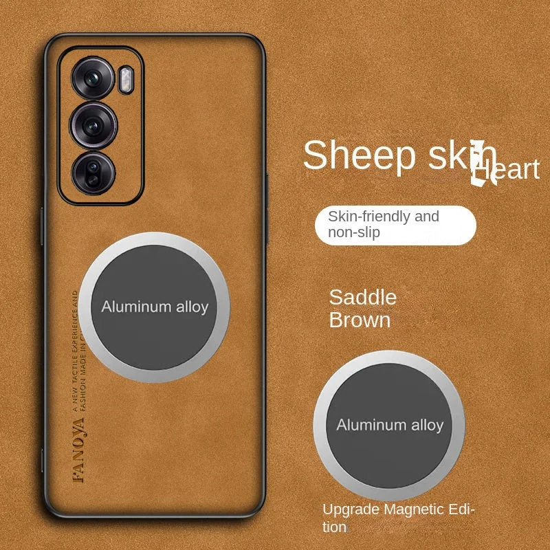 Luxury Soft PU Leather Magnetic Protective Back Cover