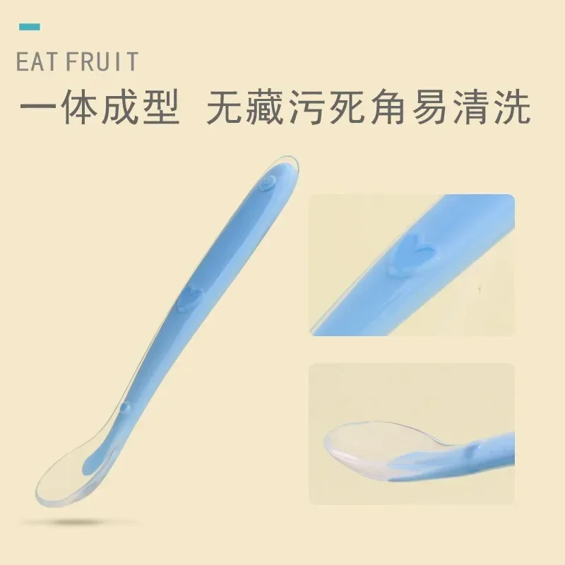 Silicone Soft Spoons for Baby Infant Children BPA Free