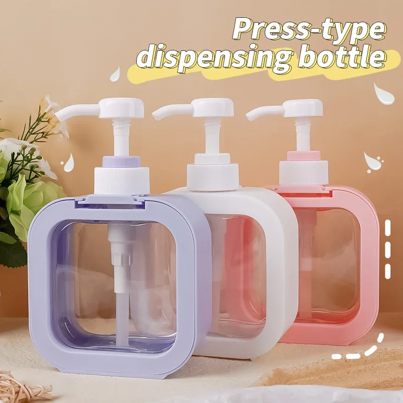 300ML Kitchen Liquid Soap Dispenser Empty Pump Shampoo Bottle Dish Soap Container Bathroom Shower Gel Laundry Liquid Storage