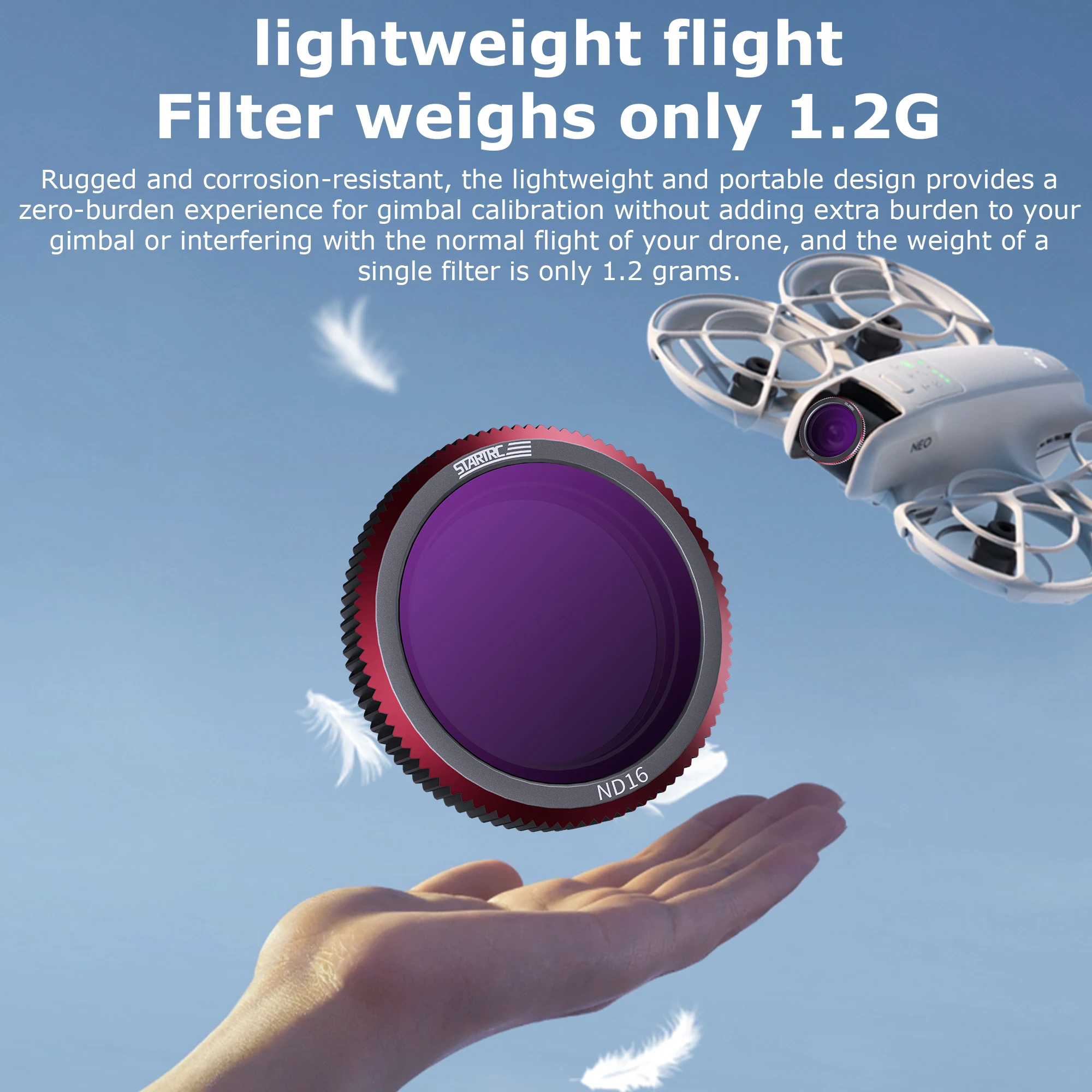 Filtres ND NEO pour DJI Neo - Lot ND8/16/32 - Accessoires Drone