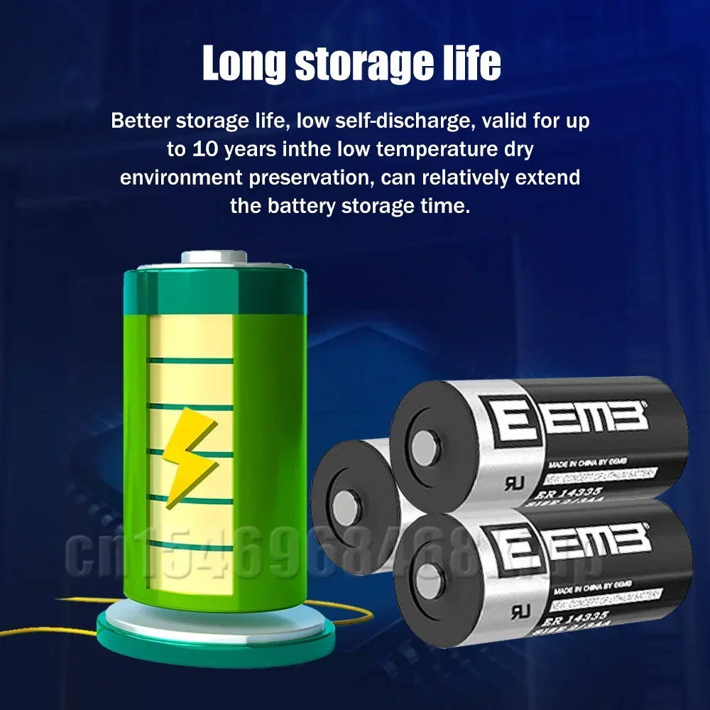 1PCS 36V 1650mAh ER14335 14335 2/3AA Lithium Battery for PLC CNC Machine Tool Gas Meter TL-5955 SL-761 Replacement Batteria